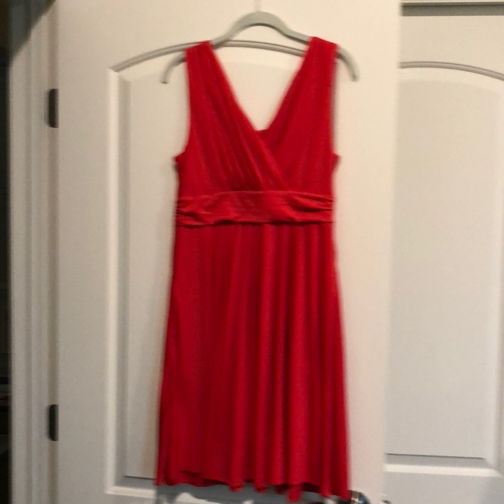 Soma red sleeveless dress. Size M